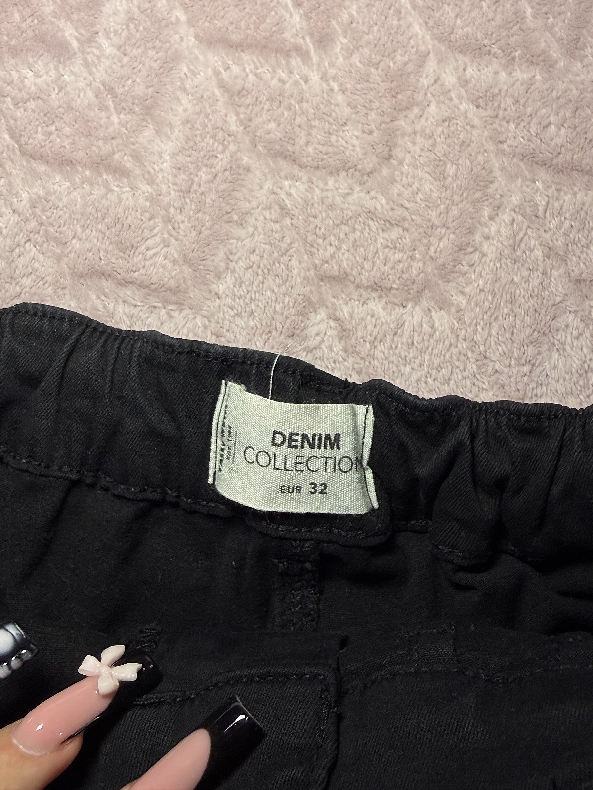 Tally Weijl Black Cargo Denim Shorts - photo 3