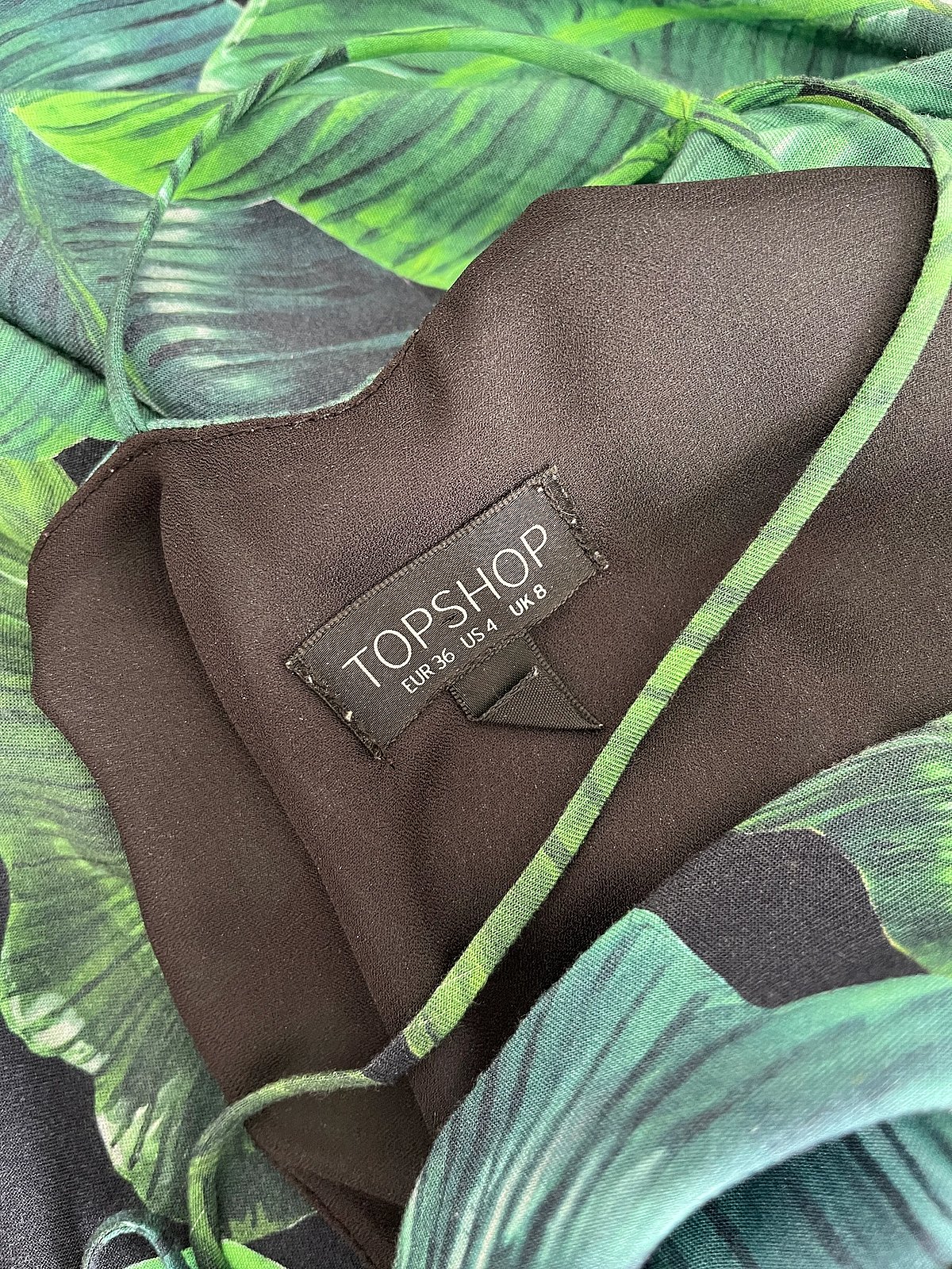 Tuta Topshop con stampa a foglie tropicali - photo 5