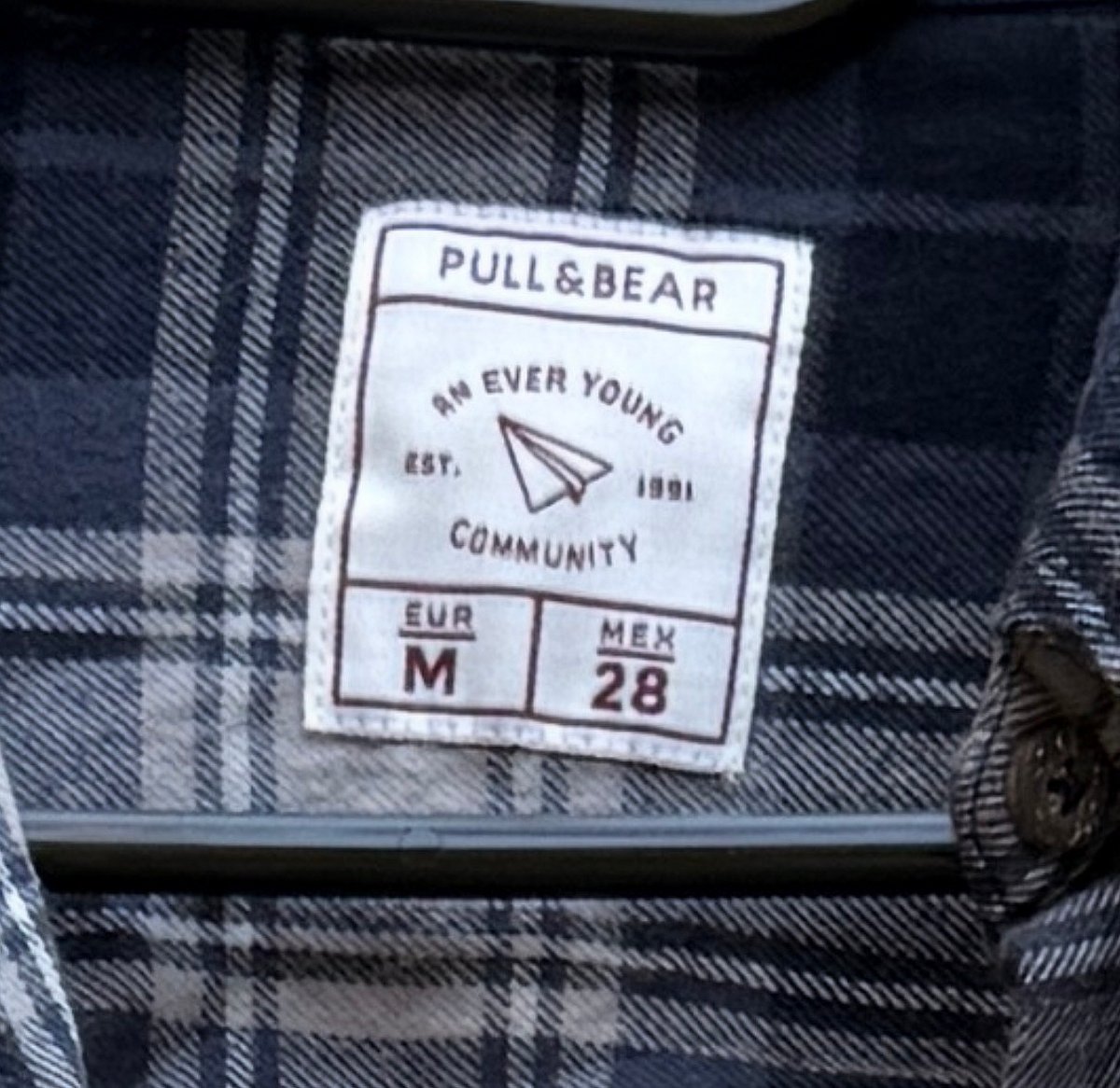 Qmis tal-Flannella Blu Plaid - photo 2