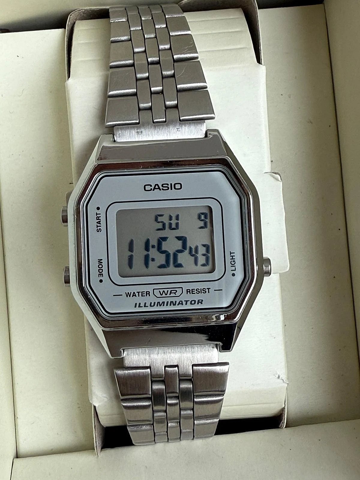 NUOVO CON CONFEZIONE - Orologio digitale Casio argento - photo 2