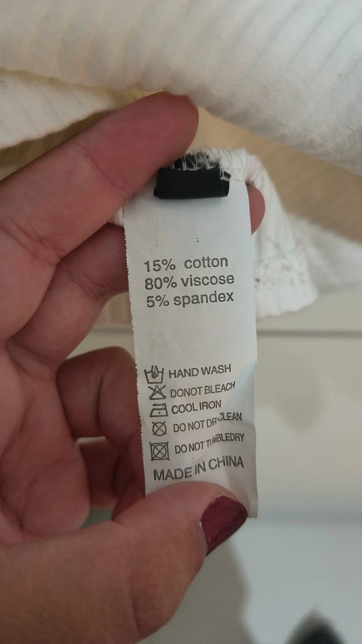 Top corto bianco a costine color miele - photo 3