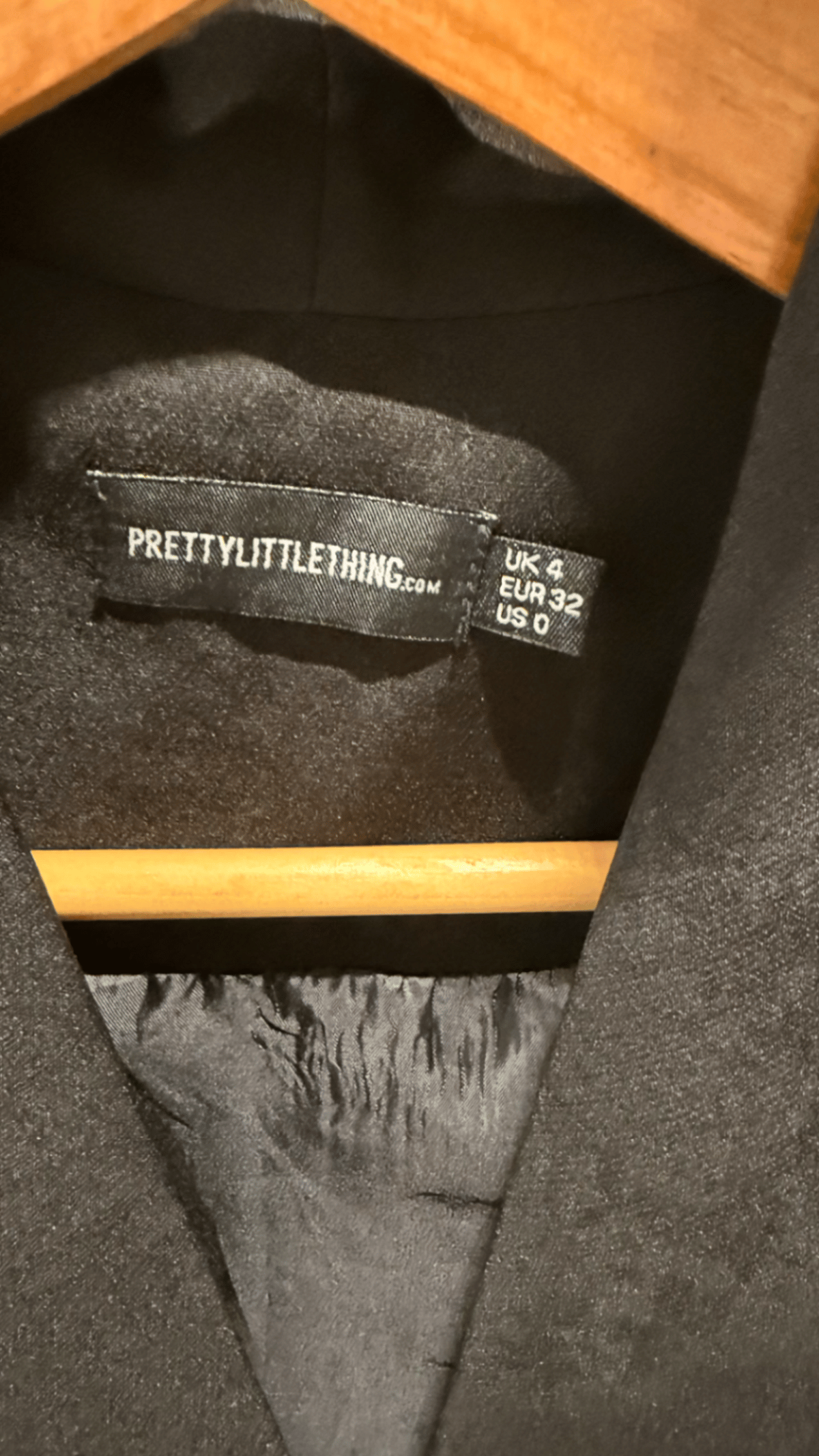 Casaco blazer preto com dois botões - photo 3