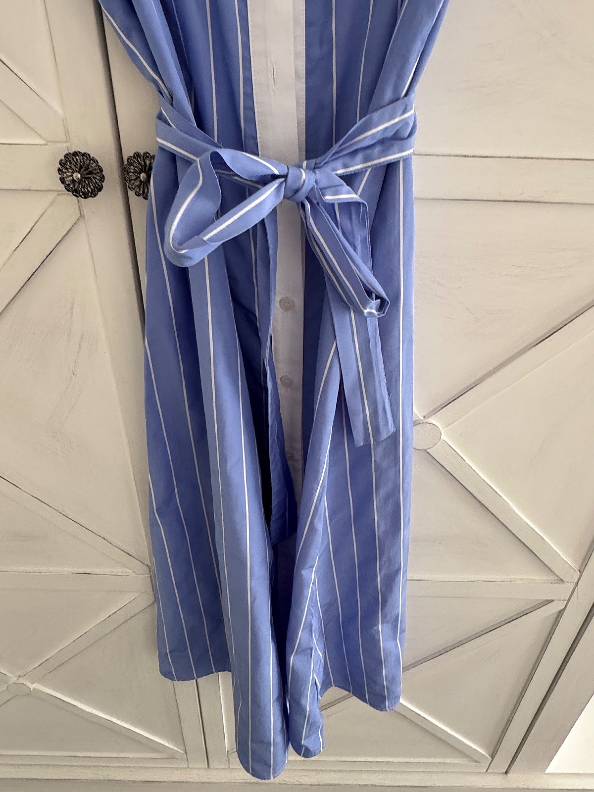 Abito camicia a righe blu di H&M - photo 3