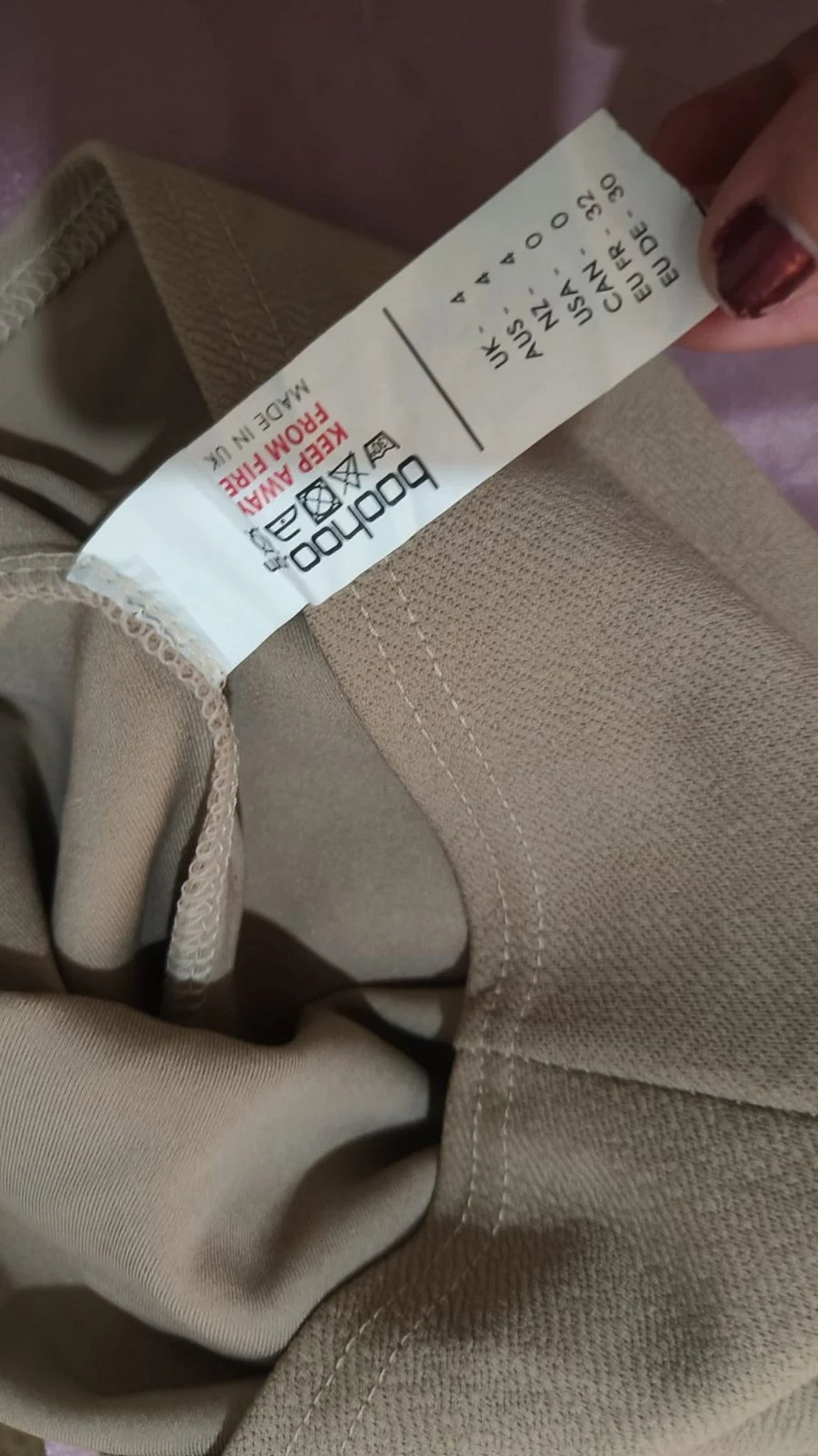 Boohoo Beige Off-Shoulder Mini Dress - photo 4