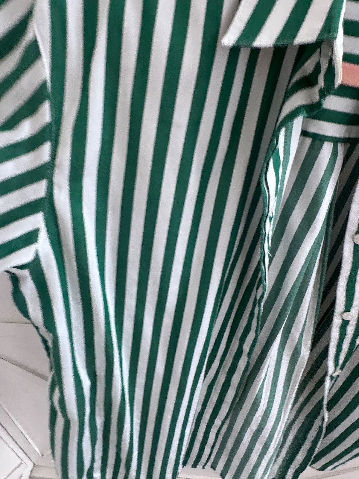 Camisa de Autograph verde con rayas blancas - photo 4