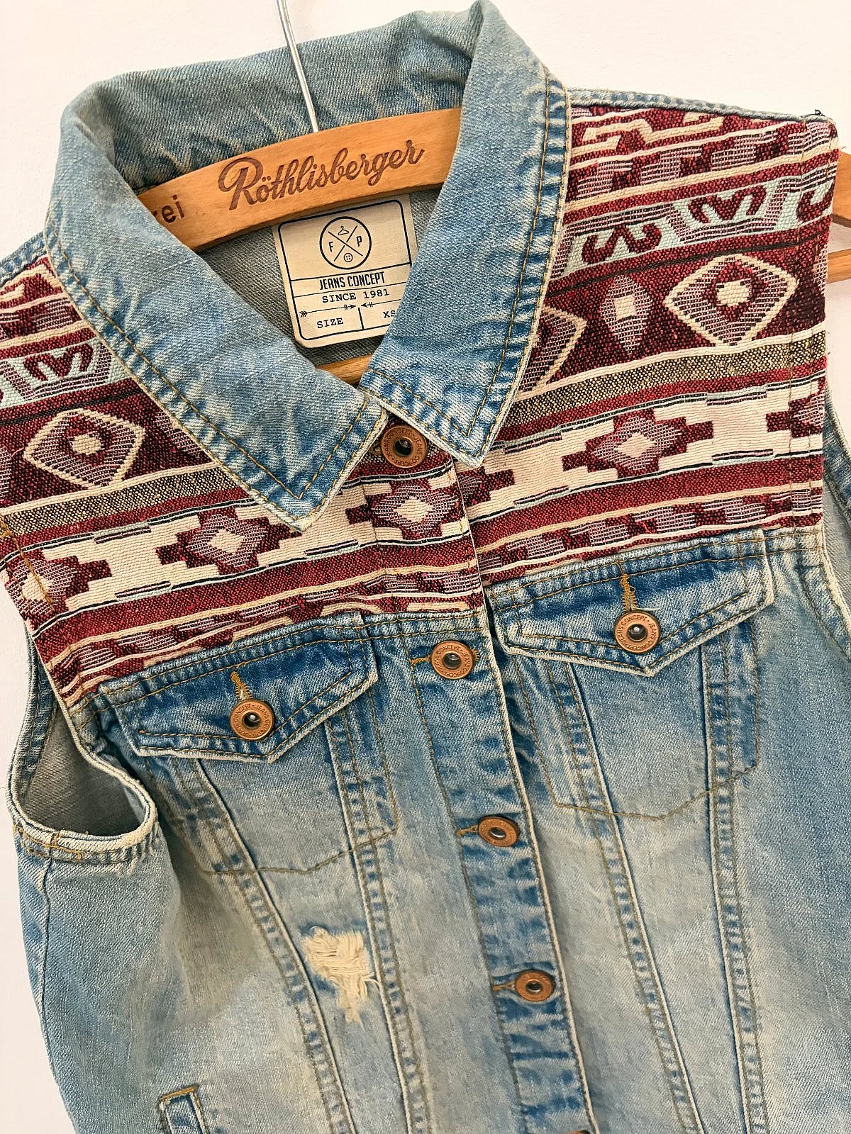 Ġakketta tad-Denim - Daqs XS - photo 2