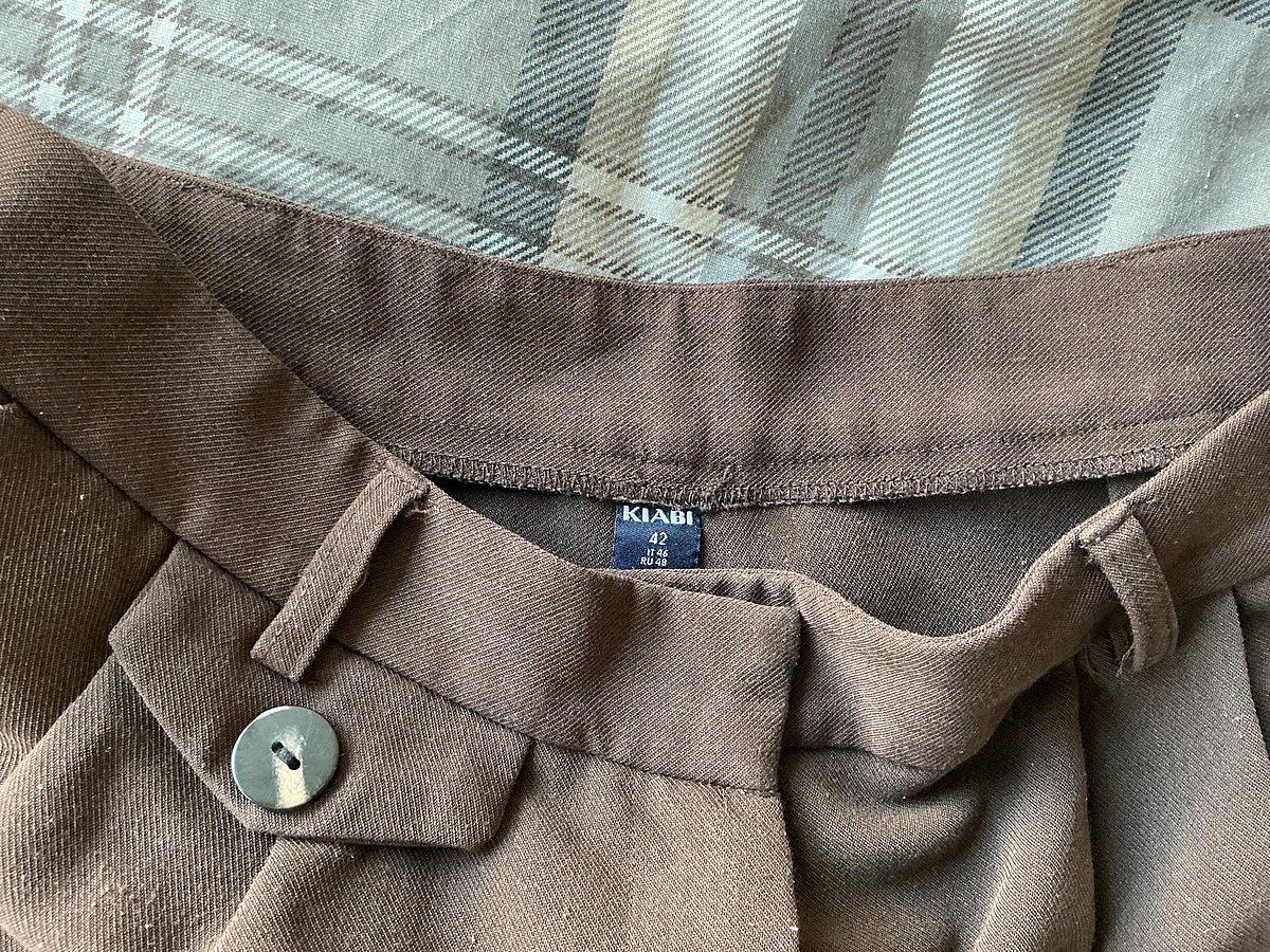 Chocolate brown wide-leg trousers - photo 2