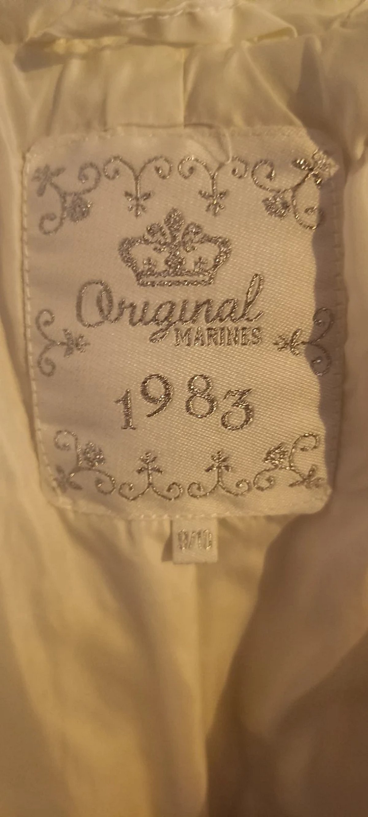 Original Marines White faux fur puffer coat - photo 2