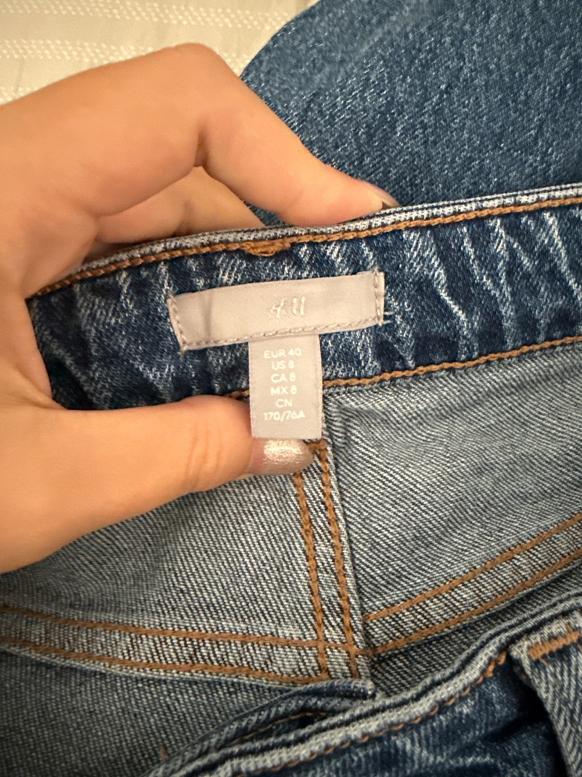Classic Blue Wide Leg Jeans - photo 3