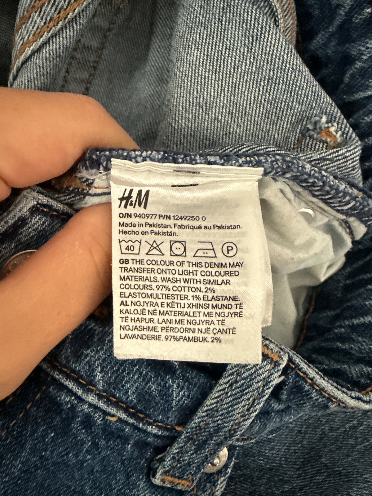 Classic Blue Wide Leg Jeans - photo 4