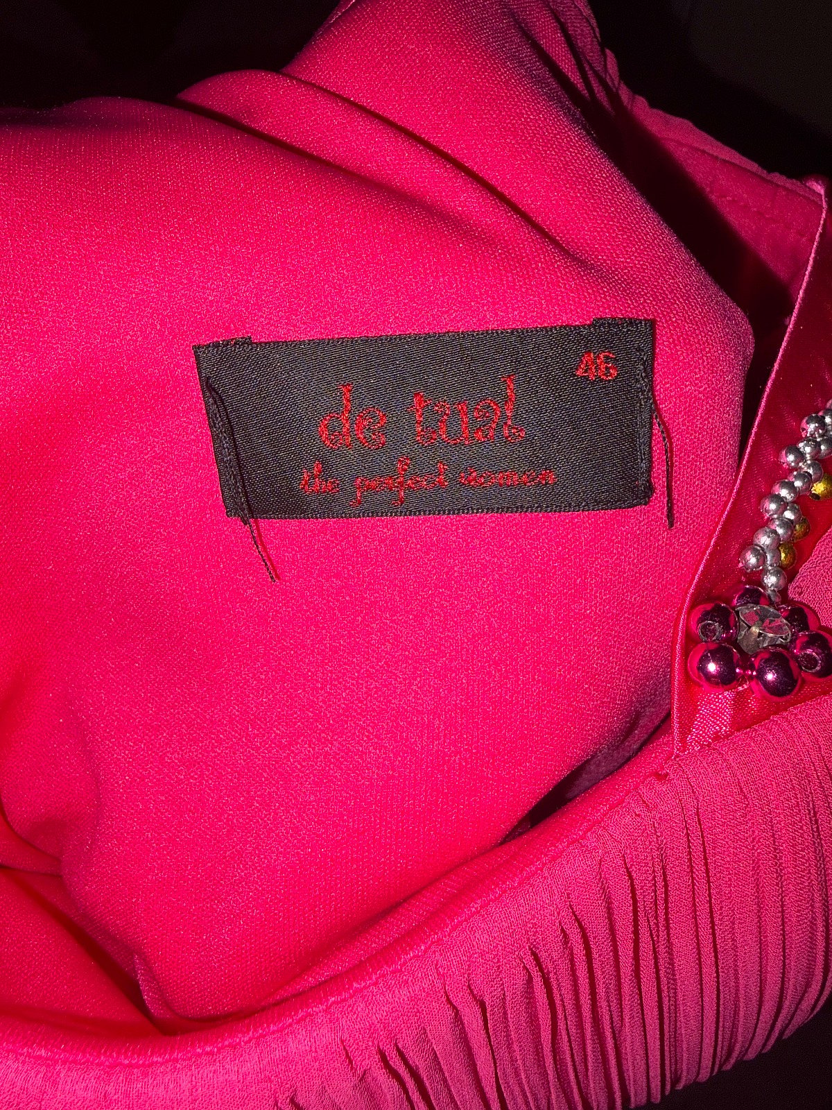 Hot Pink Evening Dress EU46/XXL - photo 4