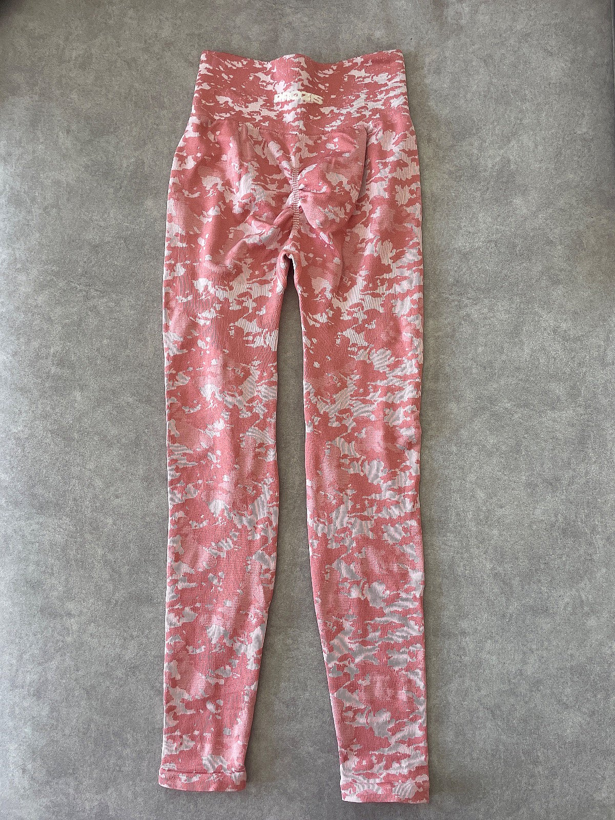 Leggings tal-ġinnasju roża mingħajr saldatura Camo - photo 2