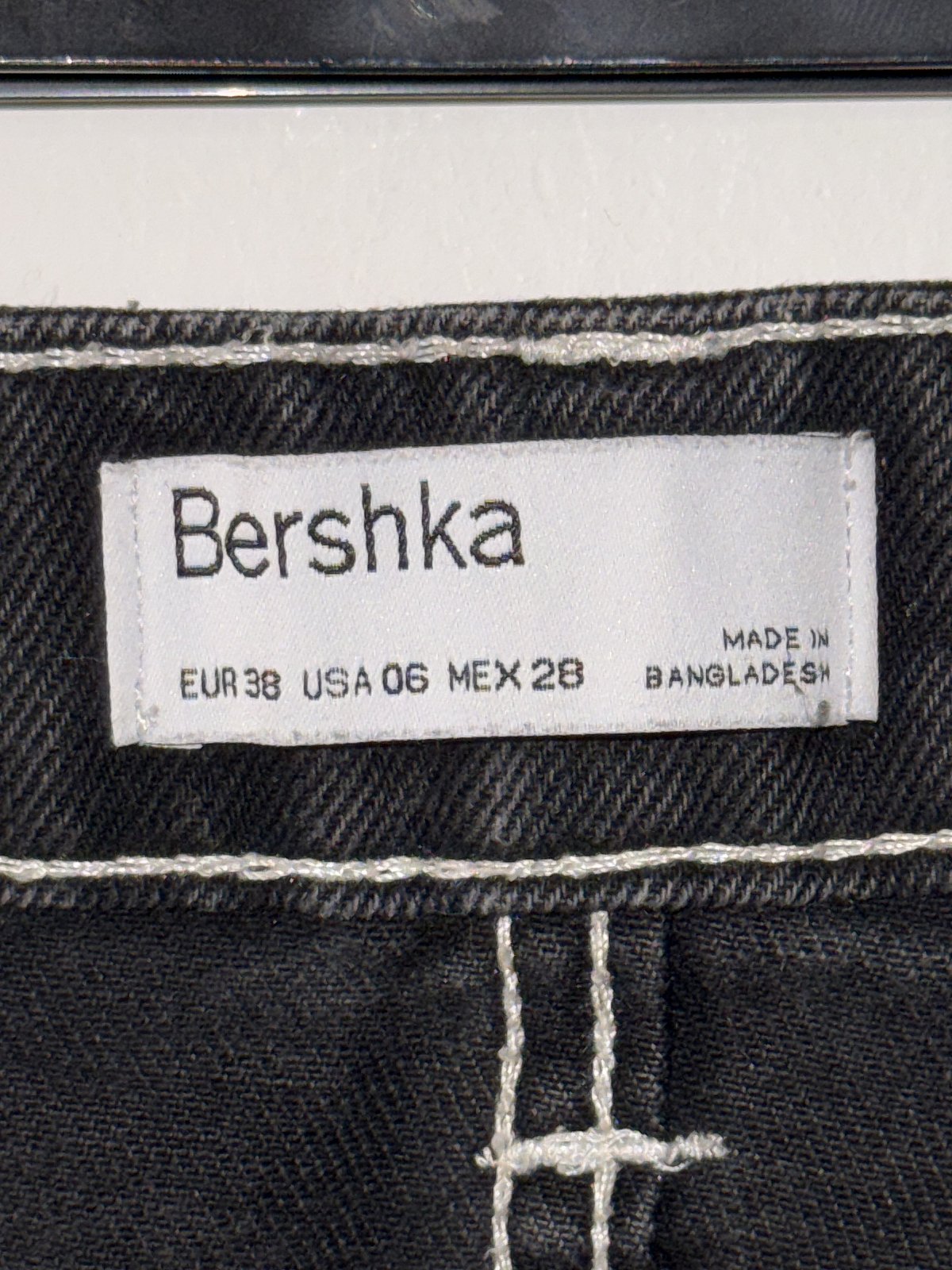 Jeans da carpentiere neri a gamba dritta - photo 3