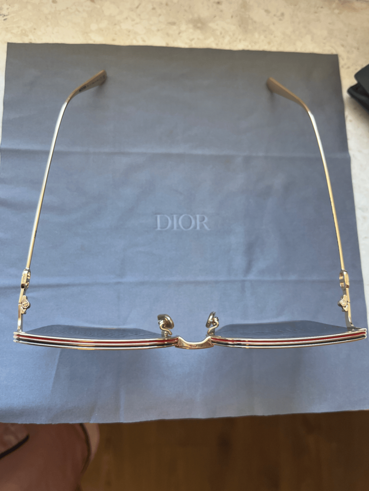 Occhiali da sole Dior Gold Square - photo 3