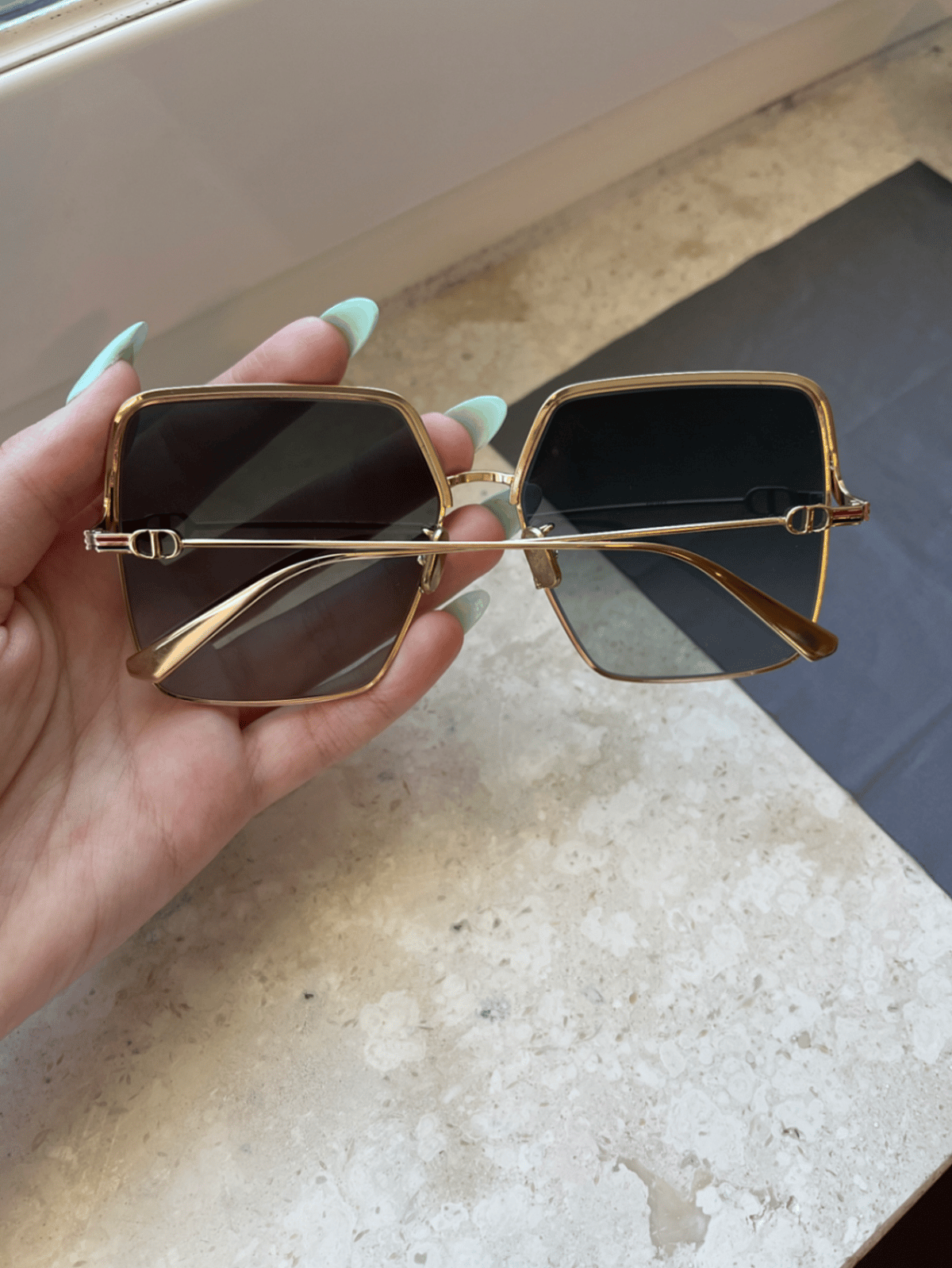 Occhiali da sole Dior Gold Square - photo 2