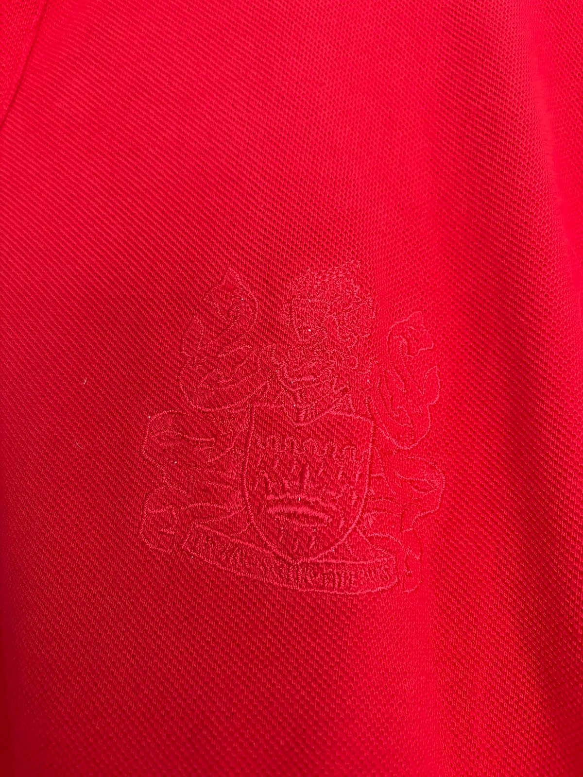 Polo Shirt b'kmiem qosra ħamra - photo 3