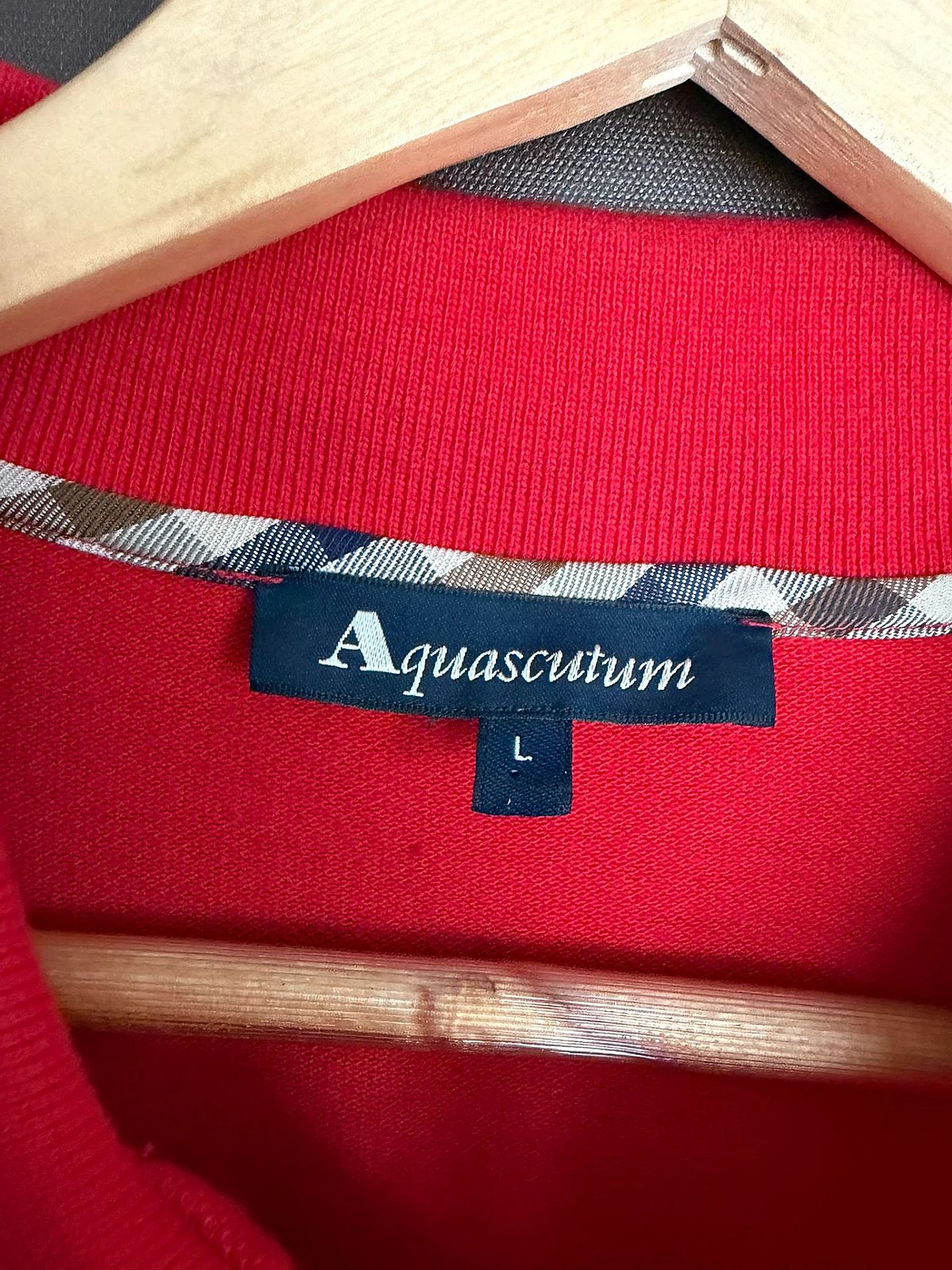 Polo Shirt b'kmiem qosra ħamra - photo 4