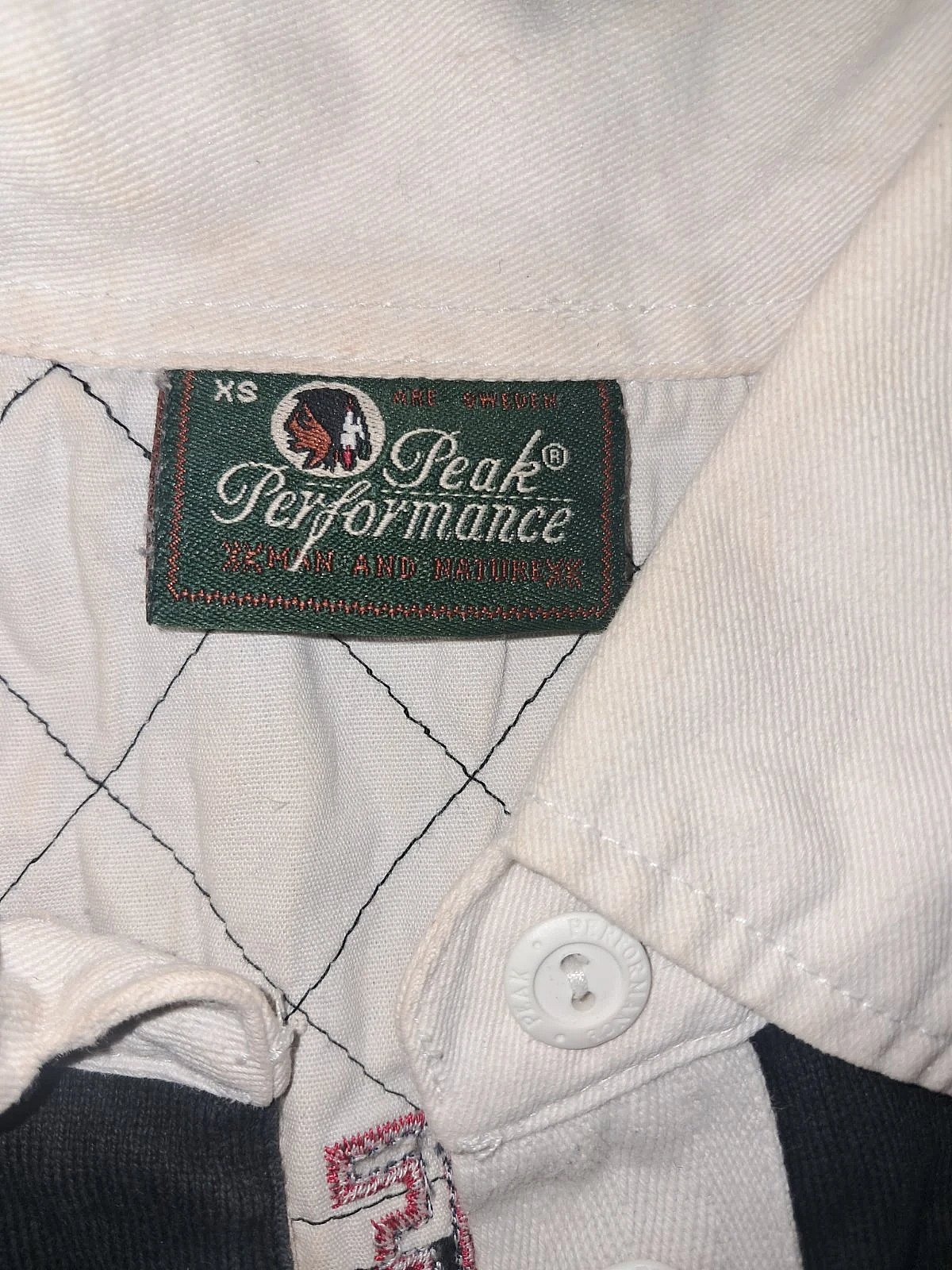Authentic Peak Performance  -  Abito polo vintage del 1998 con ricamo sul retro (XS) - photo 7