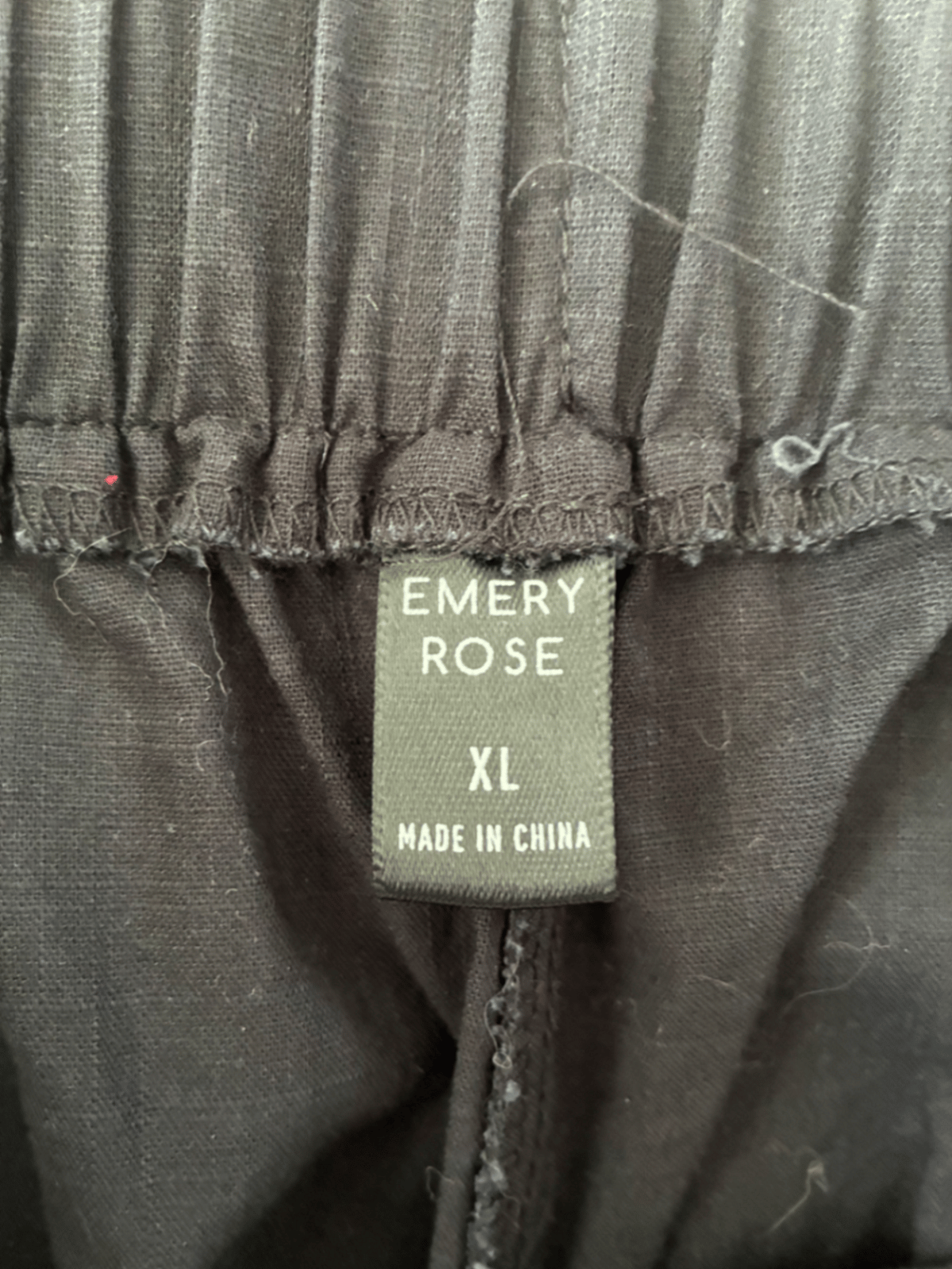 Pantalones elásticos negros Emery Rose - photo 4