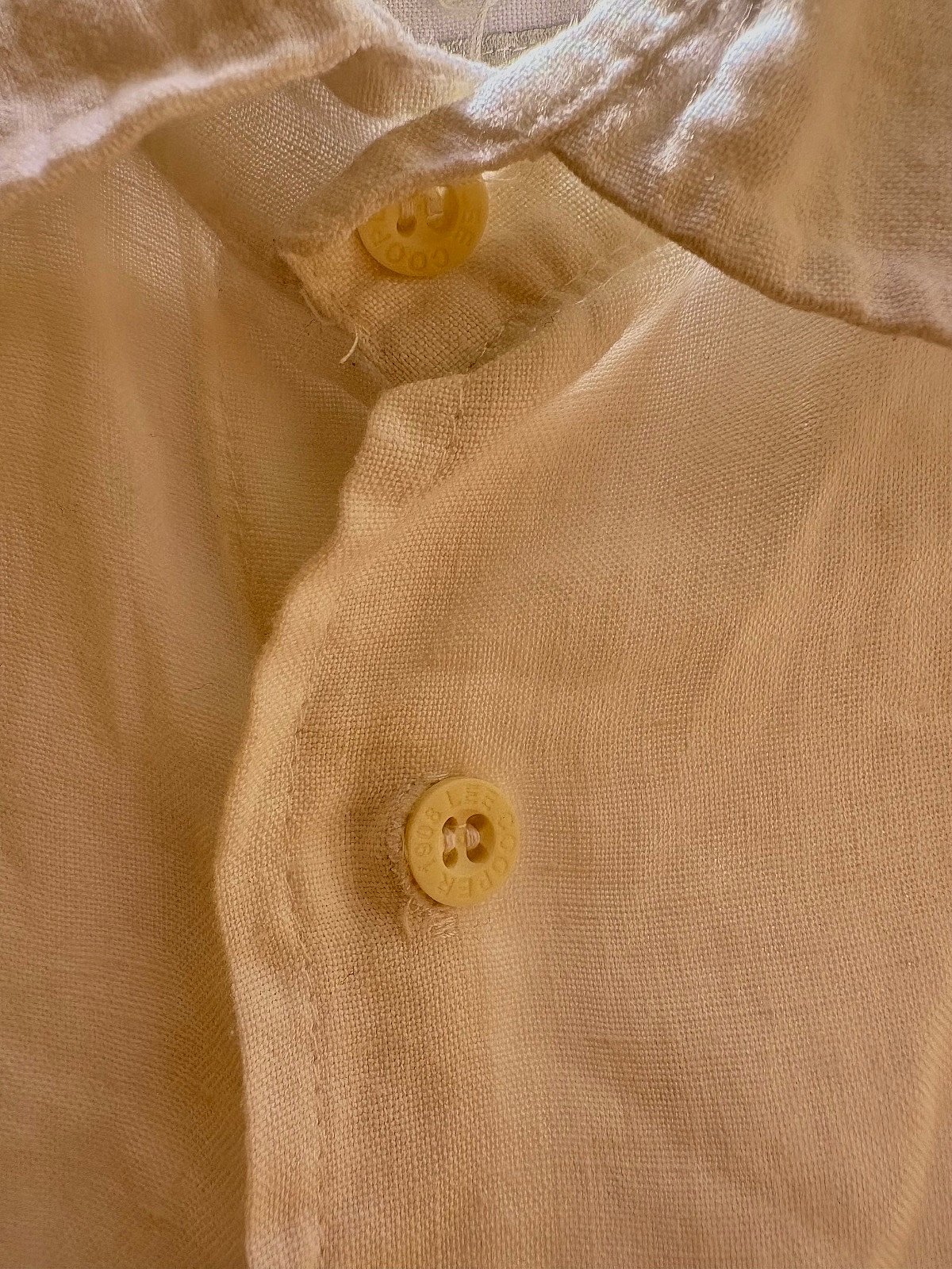 Camicia in lino bianco Lee Cooper - photo 3