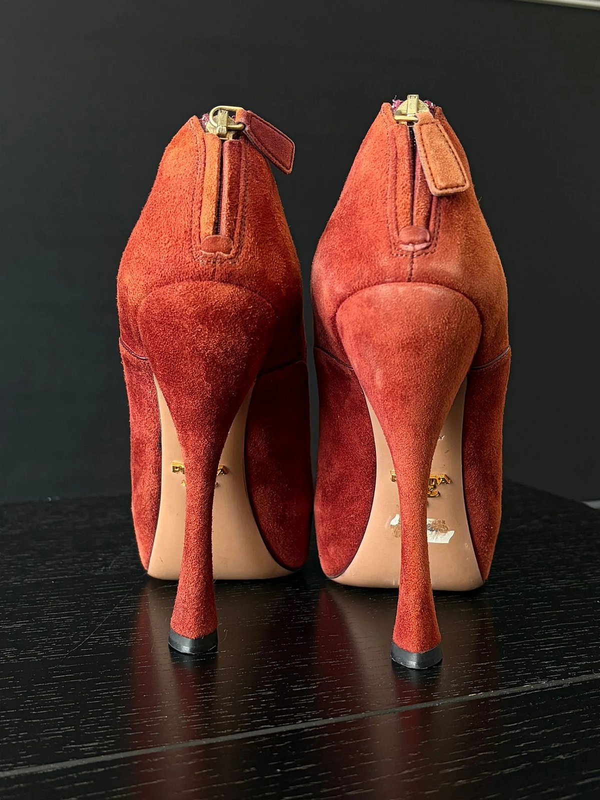 Takkuna Għolja Prada Suede Lace Up Platform - photo 7