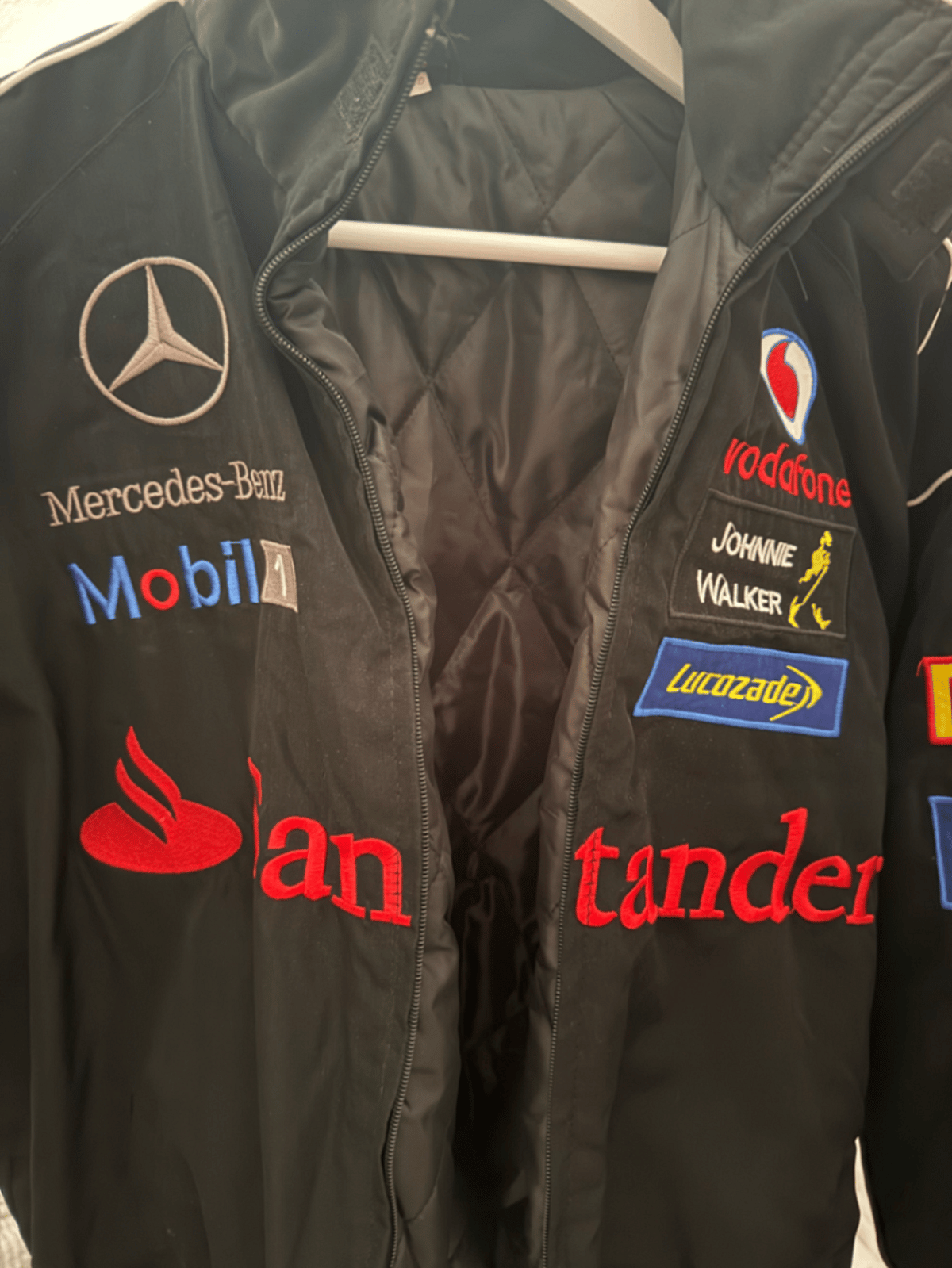 Ġakketta tat-Tim tal-Mercedes F1 Vintage - photo 3