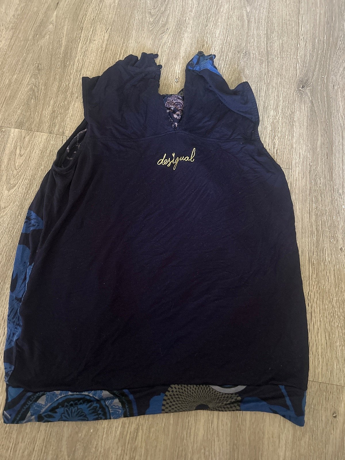 Top bla kmiem Desigual b'disinn blu - photo 2