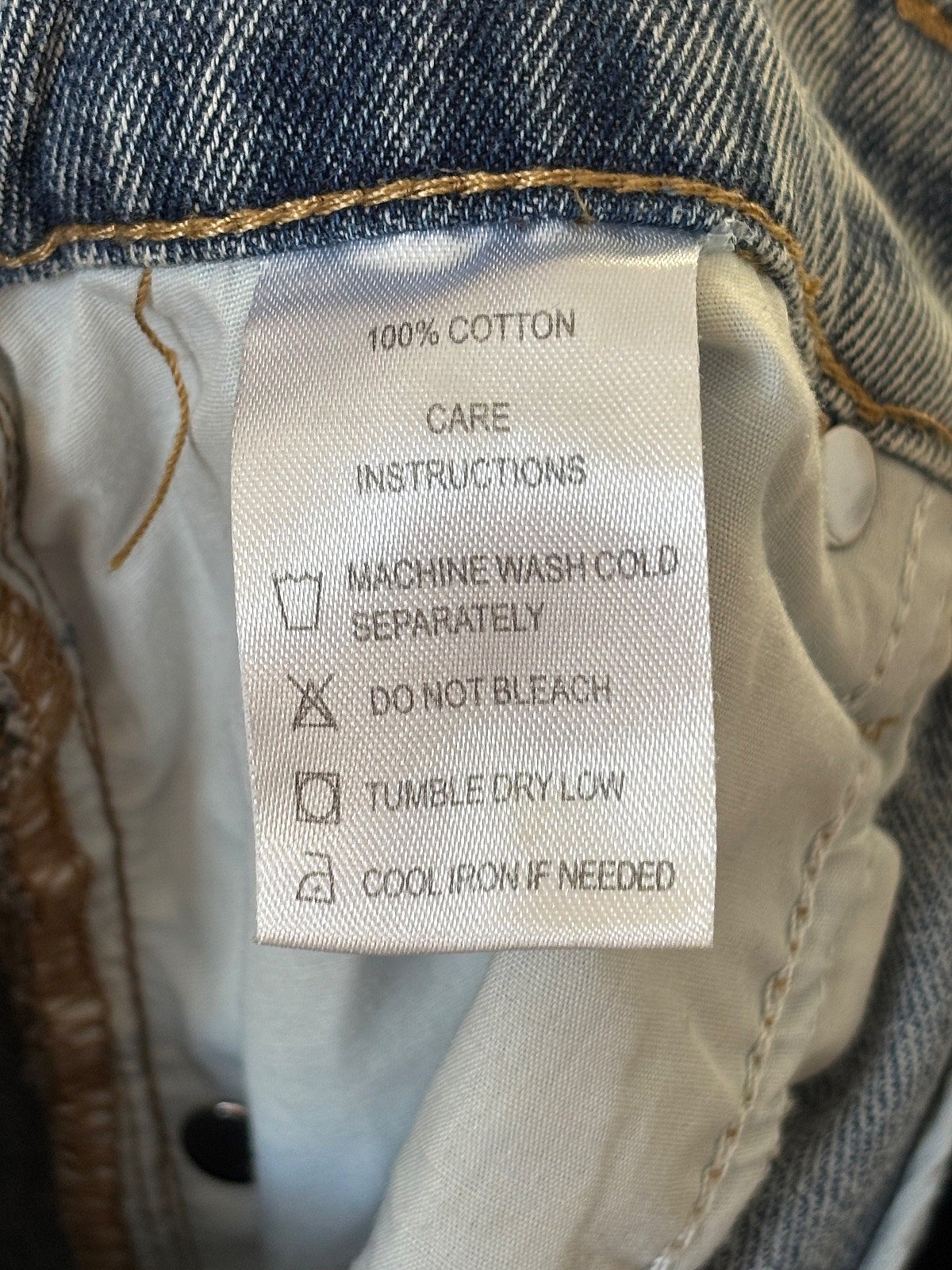Jeans tad-Denim Motel b'Saqajn Dritti - photo 4