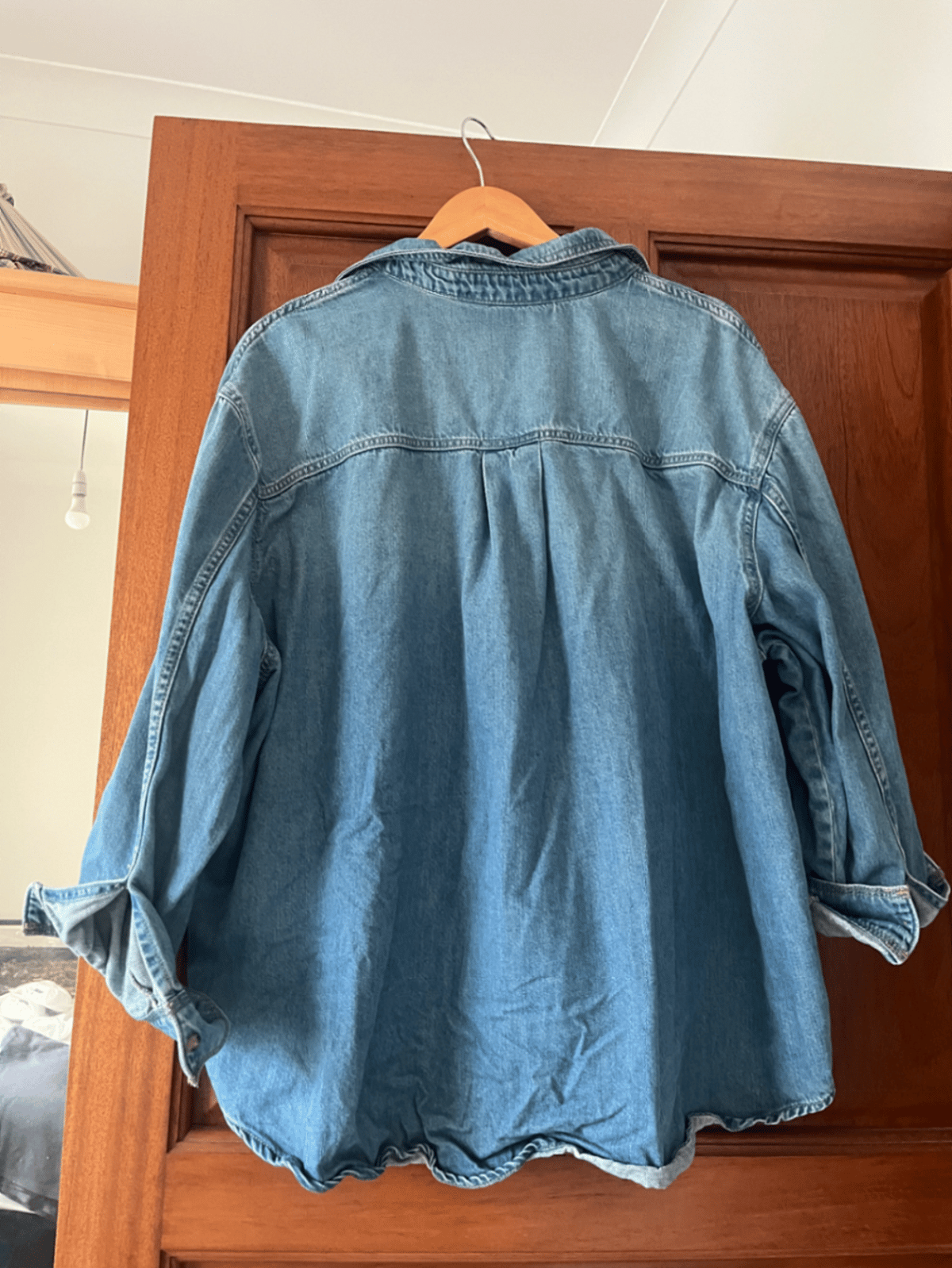 Classic Denim Overshirt Button-Up - photo 2