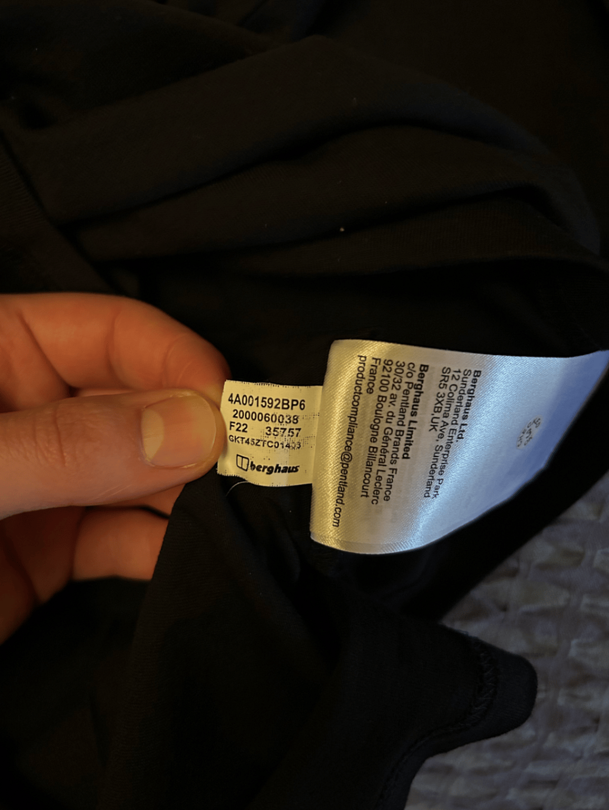 Maglietta Berghaus Black Linear - photo 4
