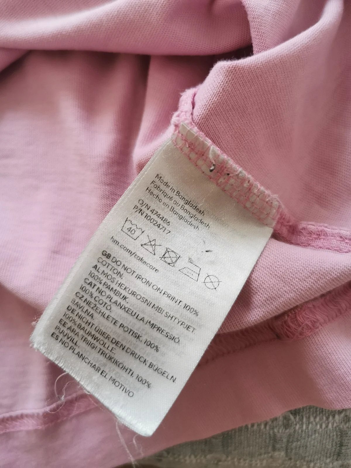 Maglietta dei Metallica rosa cipria, H&M, taglia M - photo 5