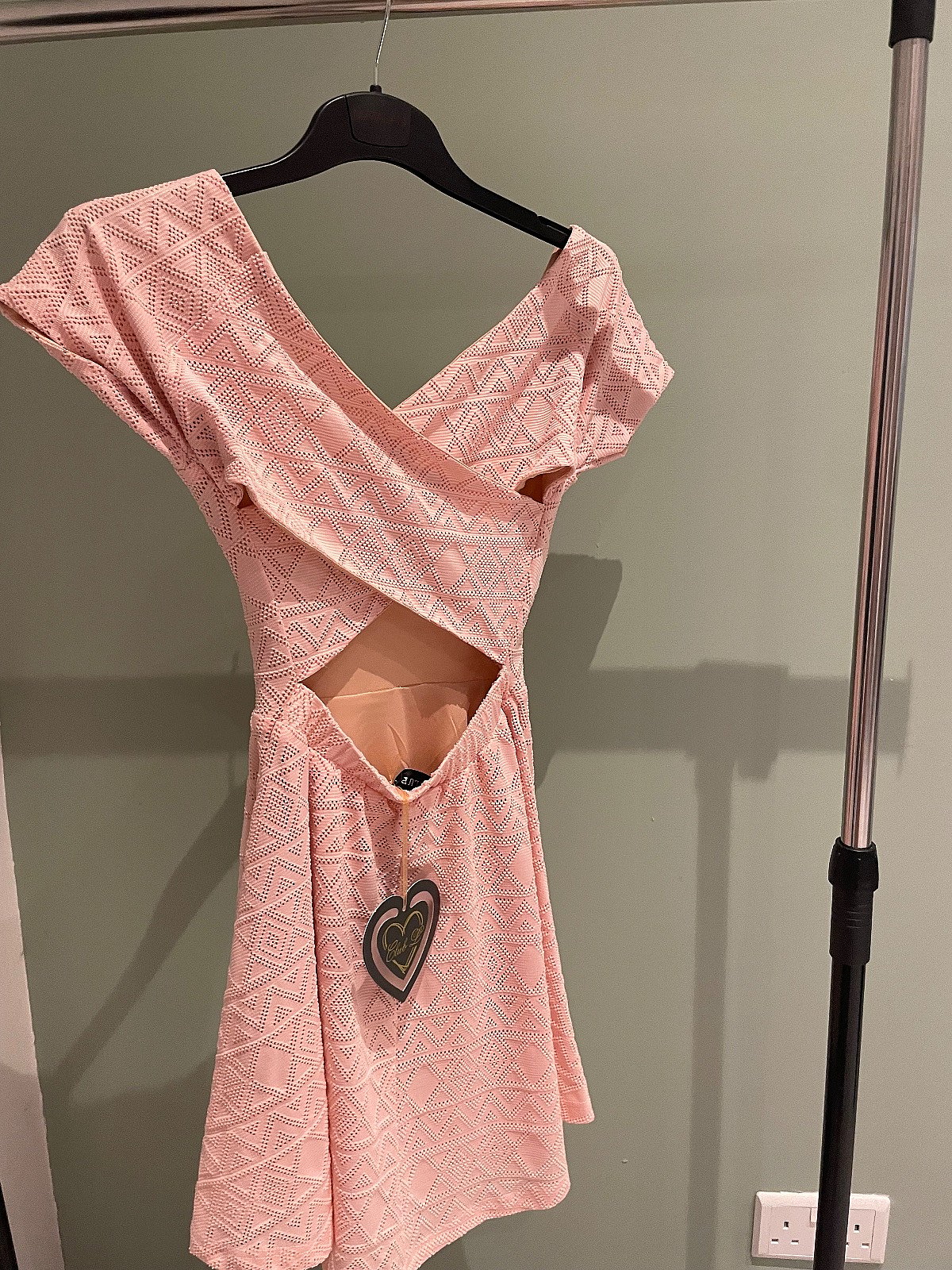 Textured pink skater dress - photo 3