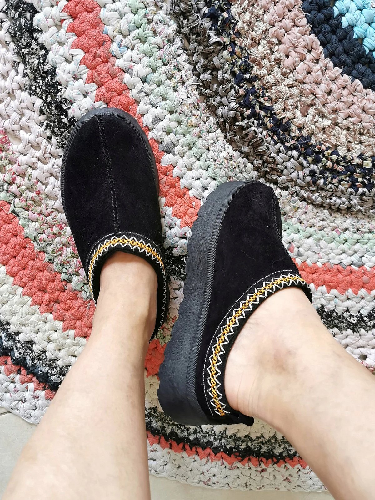 Mules slip-on suwed bil-pjattaforma - photo 4