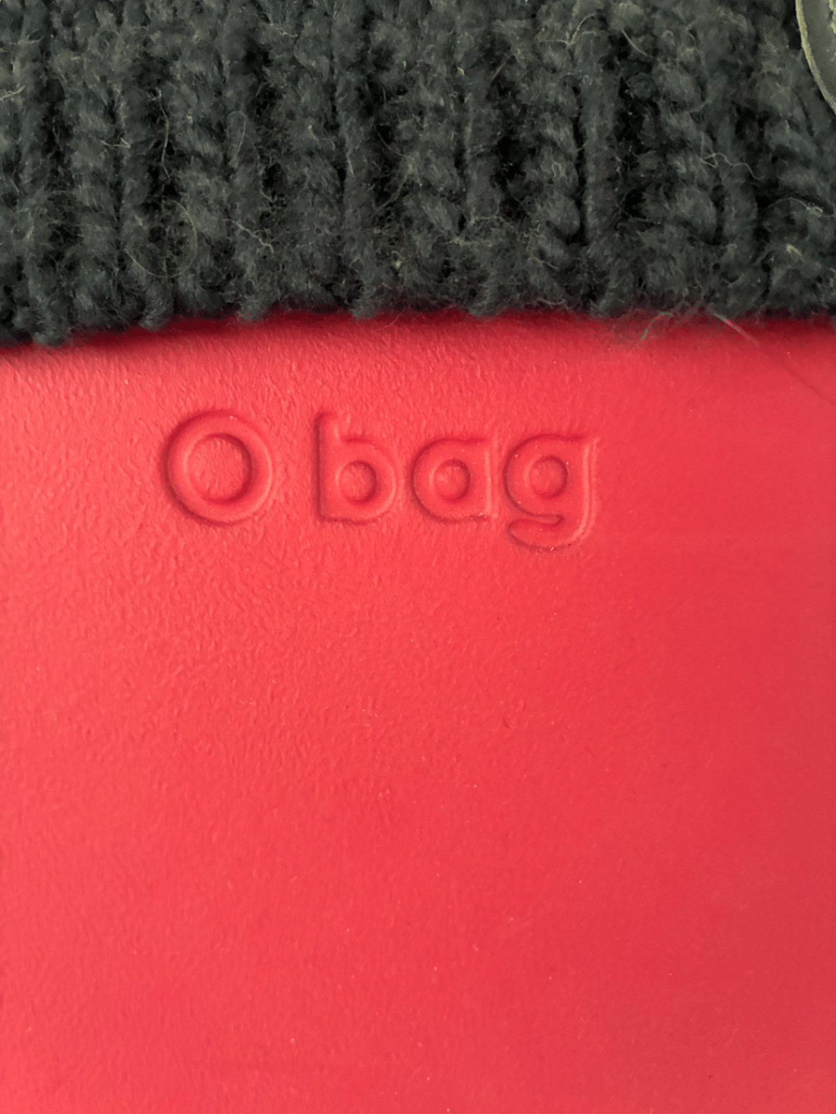 Handbag O Bag Roża bi Trim tal-Knit - photo 2