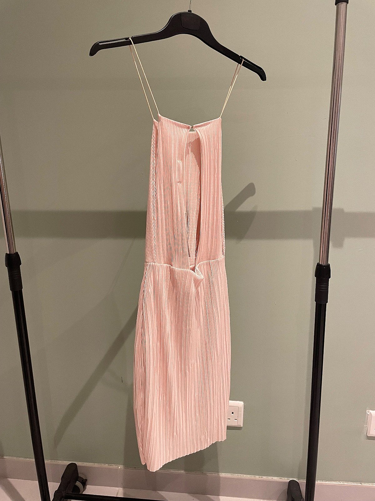 Pink Pleated Petite Dress - photo 2