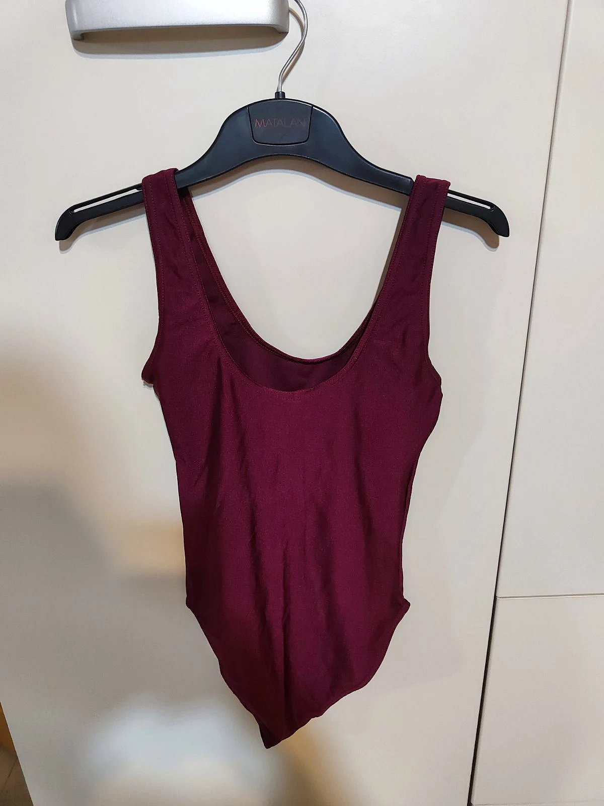 Leotard tal-jazz tal-Burgundy - photo 2