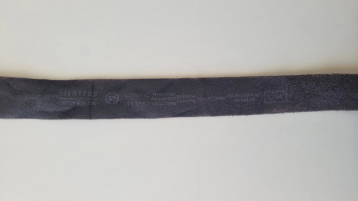 Cinturón de cuero marrón - photo 6