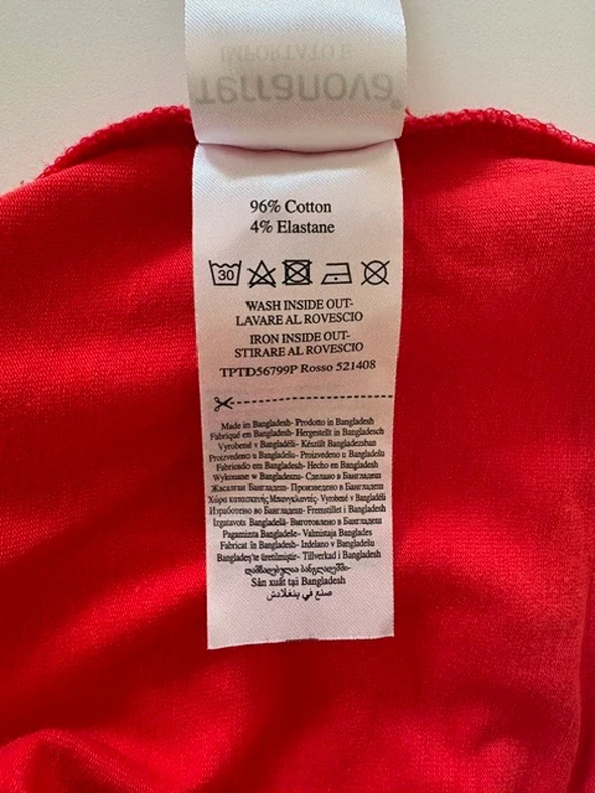 Red 'Crew' Crop Top - photo 3