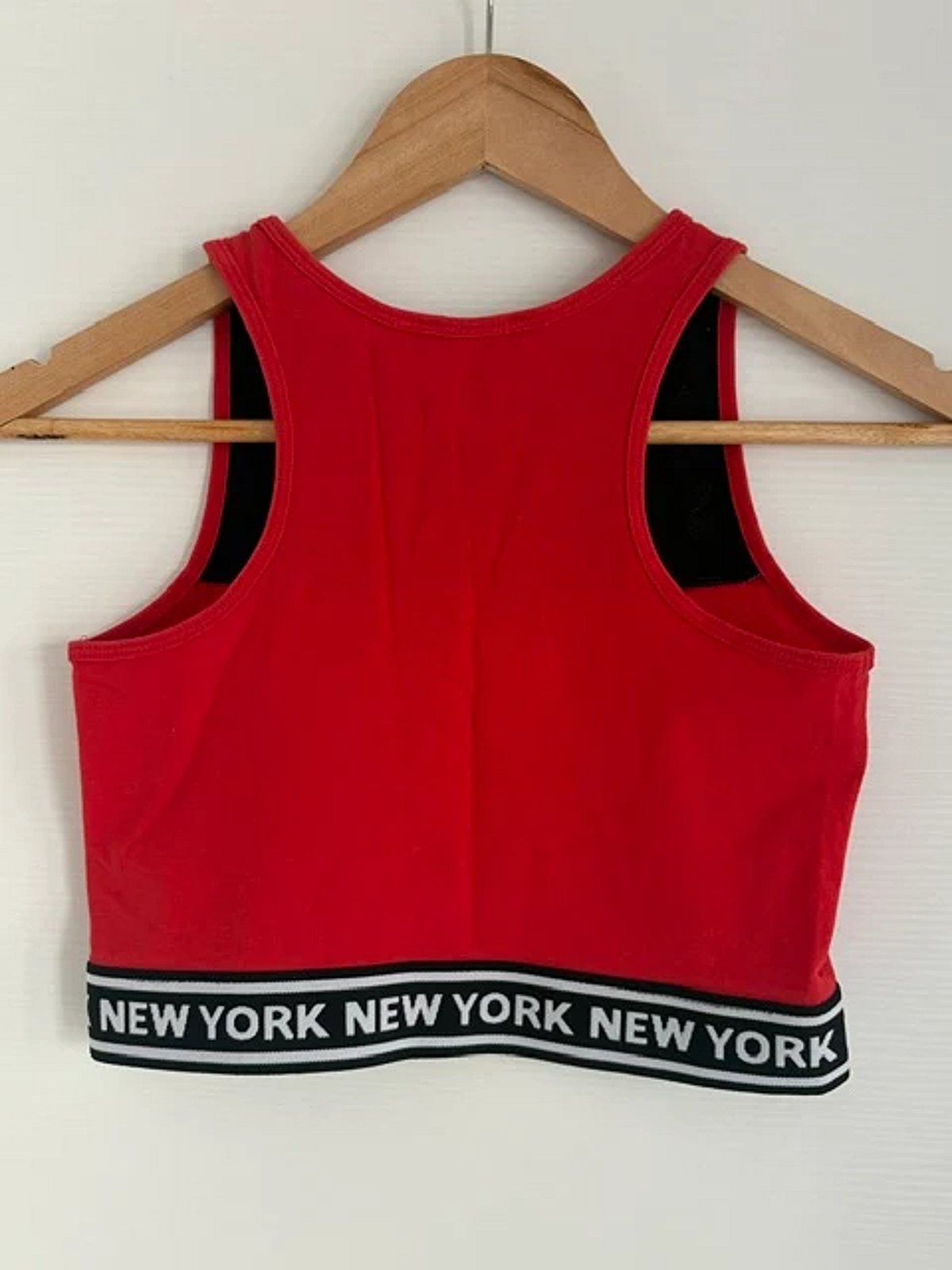 Red 'Crew' Crop Top - photo 2