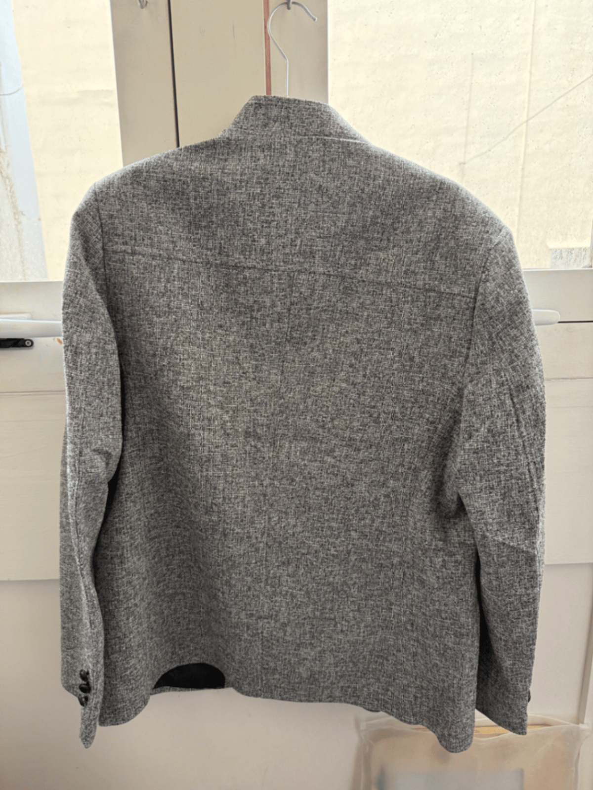 Blazer grigio testurizzato - photo 2