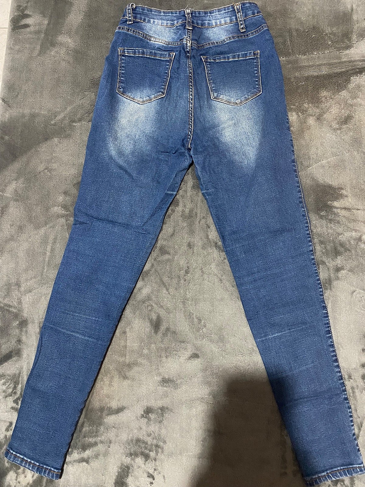 Jeans Skinny Blu b'Qadd Għoli - photo 2