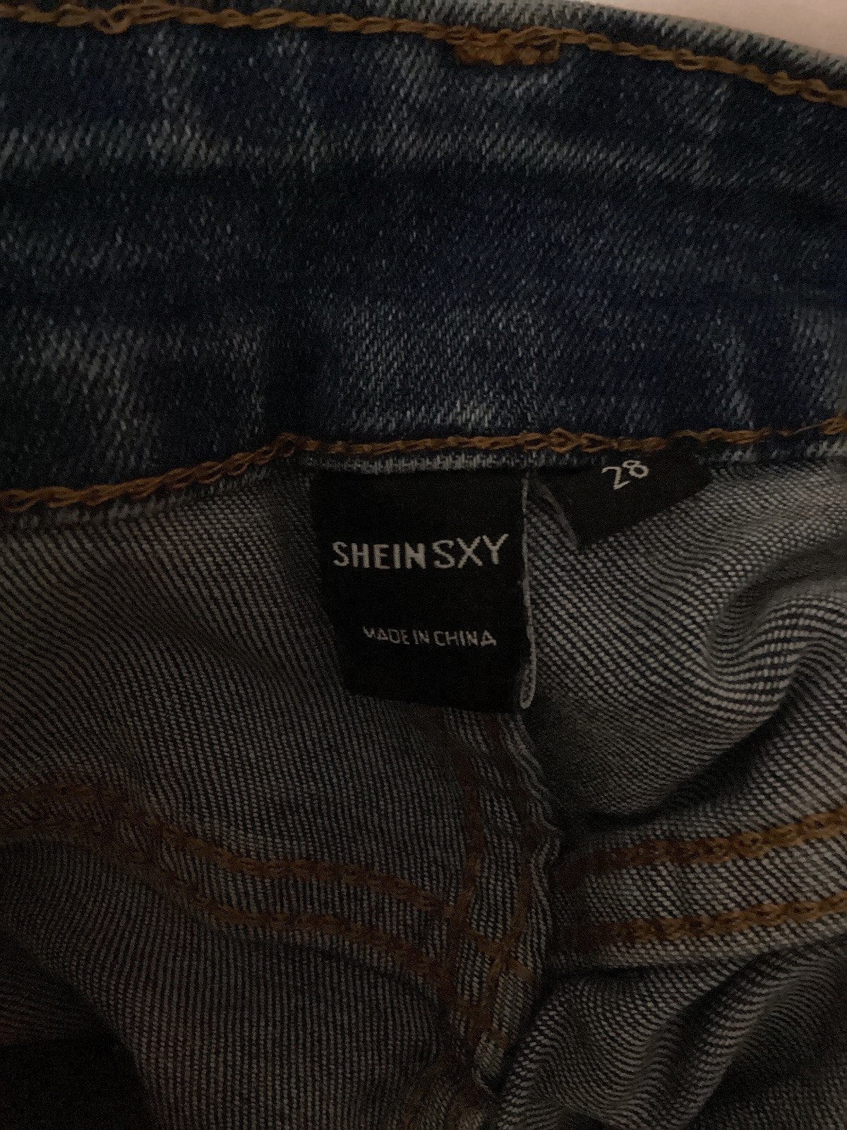 Jeans Skinny Blu b'Qadd Għoli - photo 3