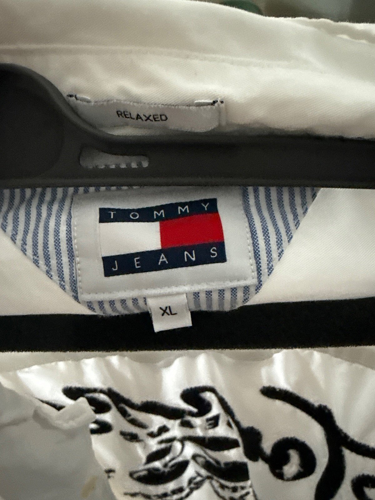 Camicia lunga con logo bianco - photo 4