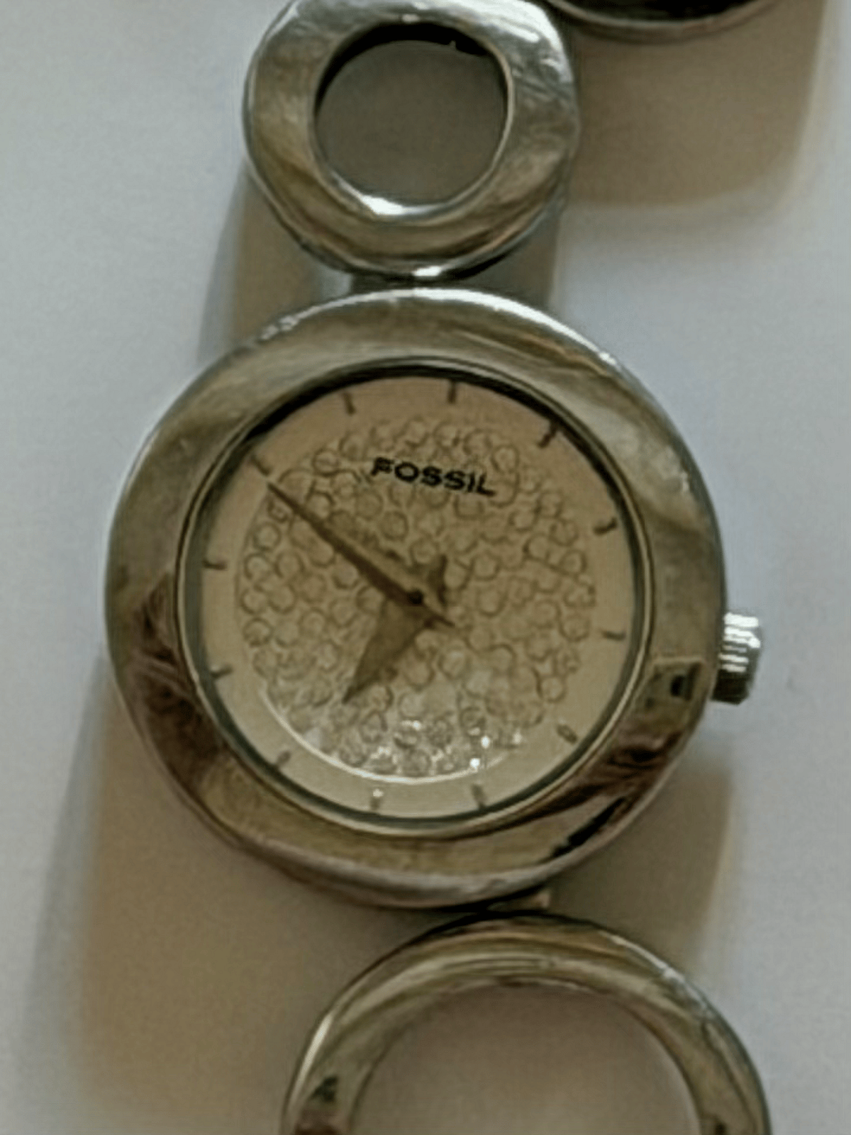 Orologio da polso Fossil con bracciale argentato di grande effetto - photo 2