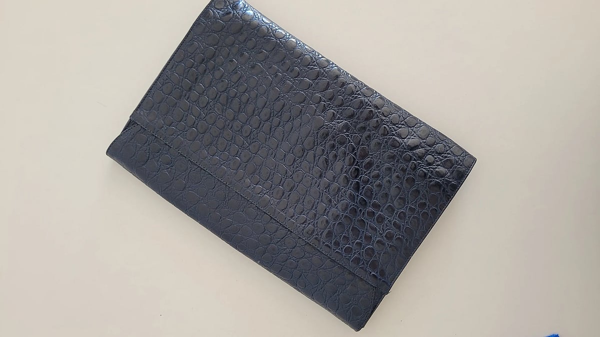 Bolso de mano de piel texturizada - photo 4