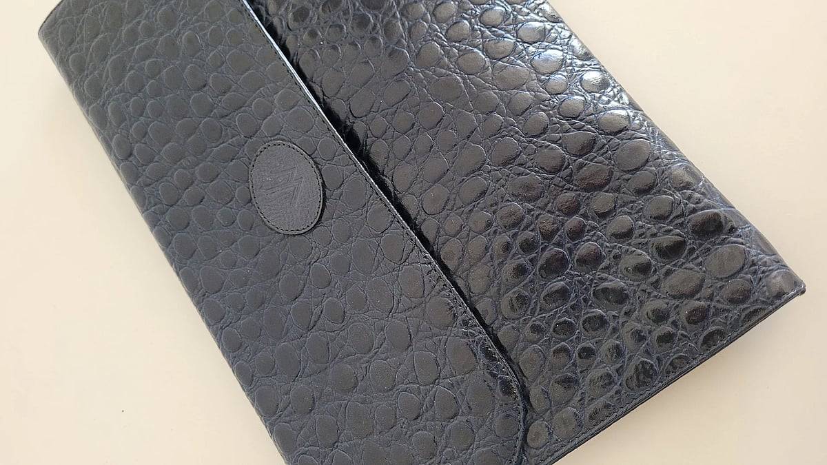 Bolso de mano de piel texturizada - photo 5