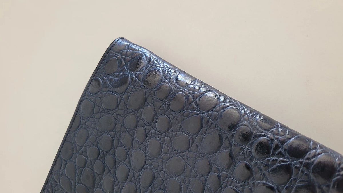 Bolso de mano de piel texturizada - photo 3