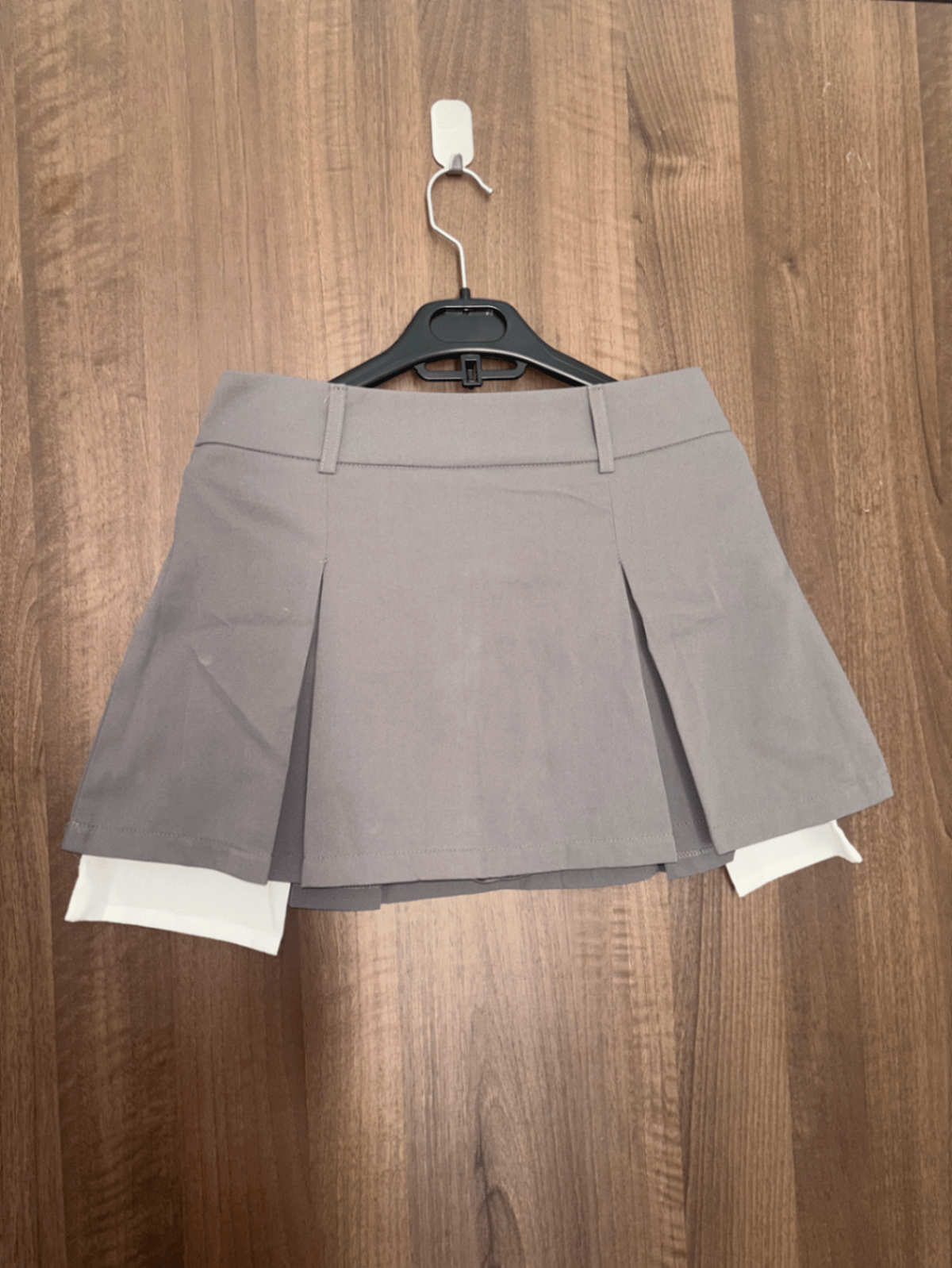 Minifalda plisada gris - photo 2