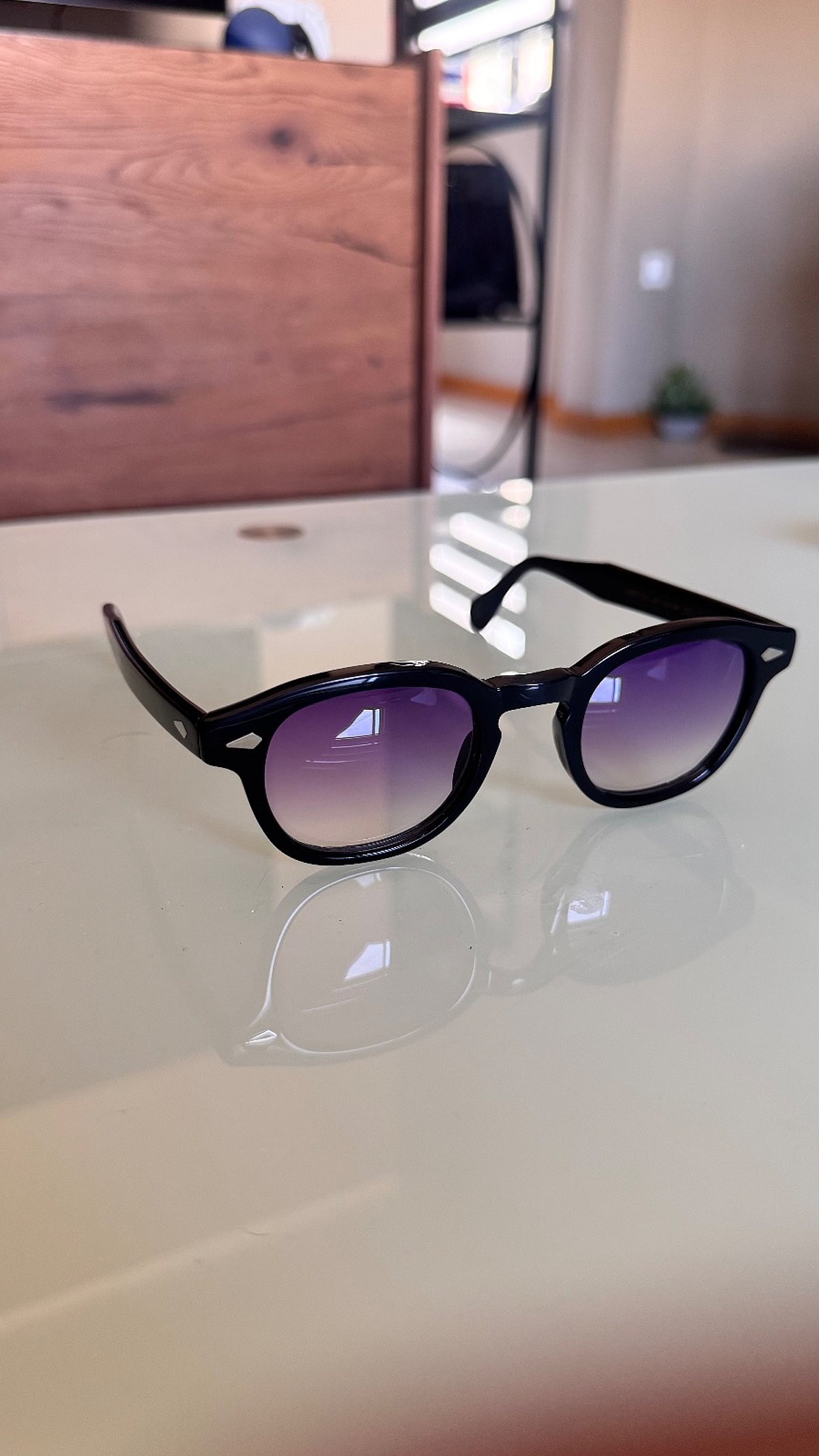 Occhiali da sole Moscot con montatura nera da 46 mm - photo 2