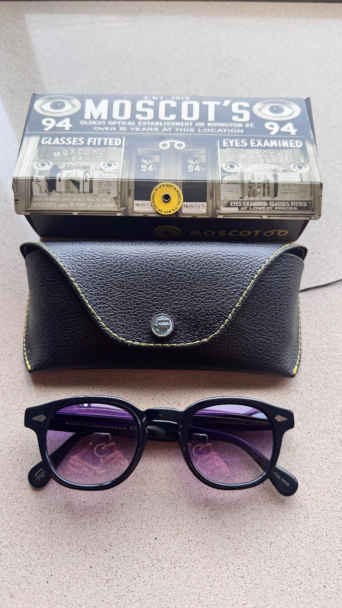 Occhiali da sole Moscot con montatura nera da 46 mm - photo 3